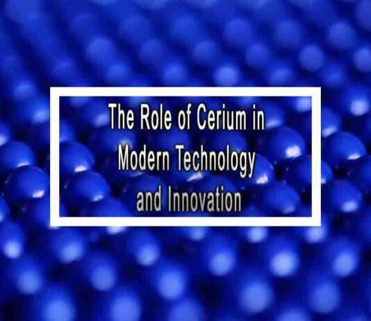 The Role of Cerium in Modern Technology and Innovation
