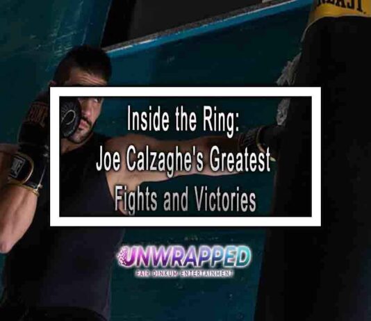 Inside the Ring: Joe Calzaghe's Greatest Fights and Victories