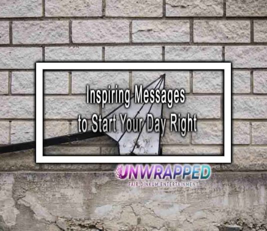 Inspiring Messages to Start Your Day Right