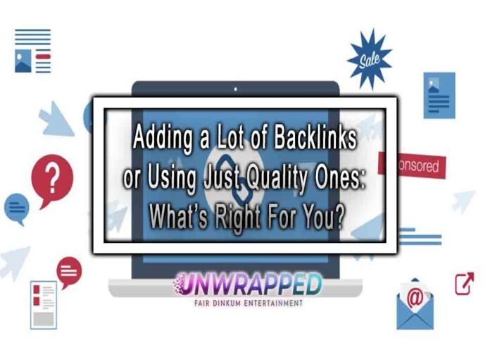 Adding a Lot of Backlinks or Using Just Quality Ones: What’s Right For You?