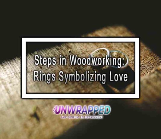 Steps in Woodworking: Rings Symbolizing Love