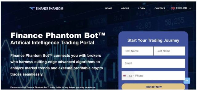 Finance Phantom website