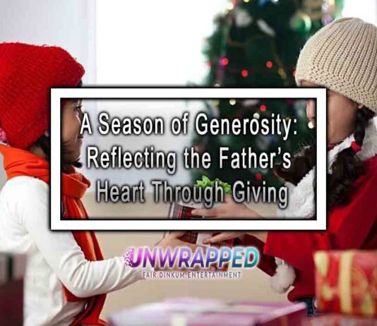 A Season of Generosity: Reflecting the Father’s Heart Through Giving