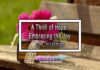 A Thrill of Hope: Embracing the Joy of Christmas A Thrill of Hope: Embracing the Joy of Christmas