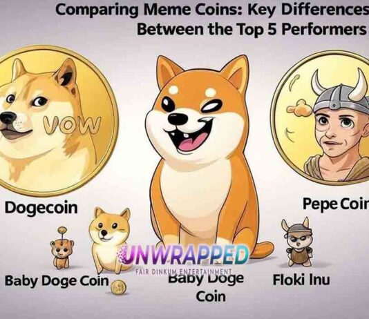 Comparing Meme Coins: Key Differences Between the Top 5 Performers