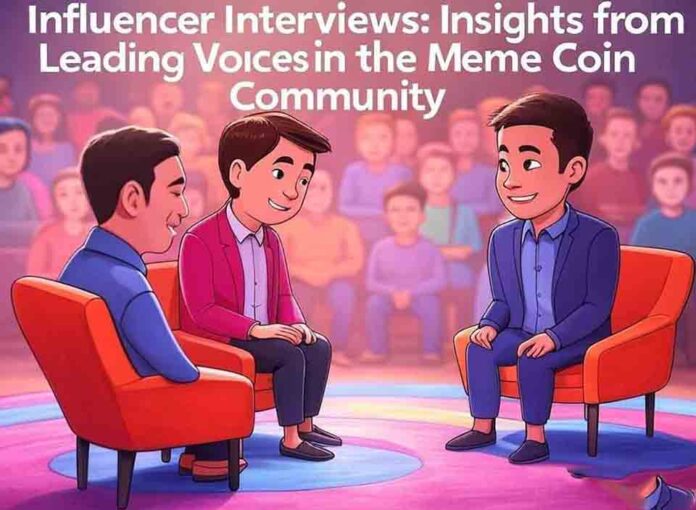 Influencer Interviews Insights from Leading Voices in the Meme Coin Community Influencer Interviews Insights from Leading Voices in the Meme Coin Community