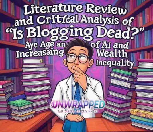 Literature Review and Critical Analysis of “Is Blogging Dead?” in the Age of AI and Increasing Wealth Inequality