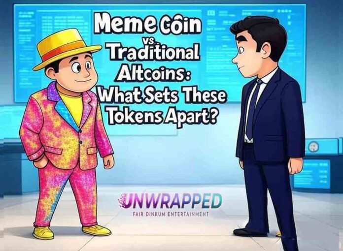 Meme Coin vs Traditional Altcoins What Sets These Tokens Apart Meme Coin vs. Traditional Altcoins: What Sets These Tokens Apart?”