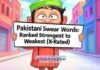 Pakistani Swear Words: Ranked Strongest to Weakest (X-Rated)