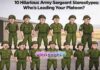 10 Hilarious Army Sergeant Stereotypes: Who’s Leading Your Platoon?