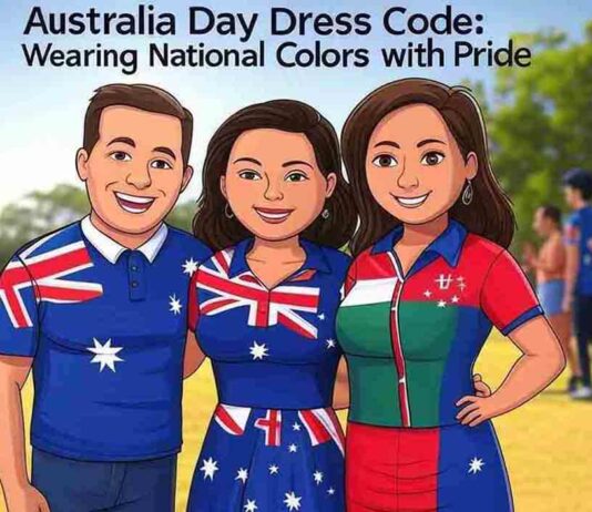 Australia Day Dress Code: Wearing National Colors with Pride