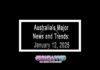 Australia’s Major News and Trends: January 12, 2025 Australia’s Major News and Trends: January 12, 2025