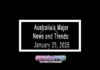 Australia’s Major News and Trends: January 25, 2025