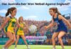 Has Australia Ever Won Netball Against England?