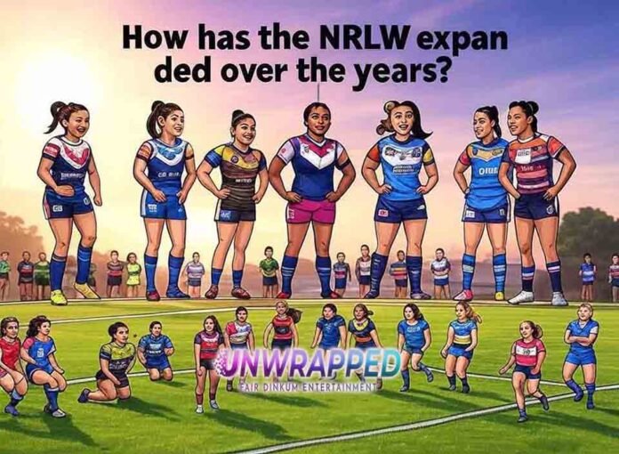 How has the NRLW expanded over the years How has the NRLW expanded over the years?