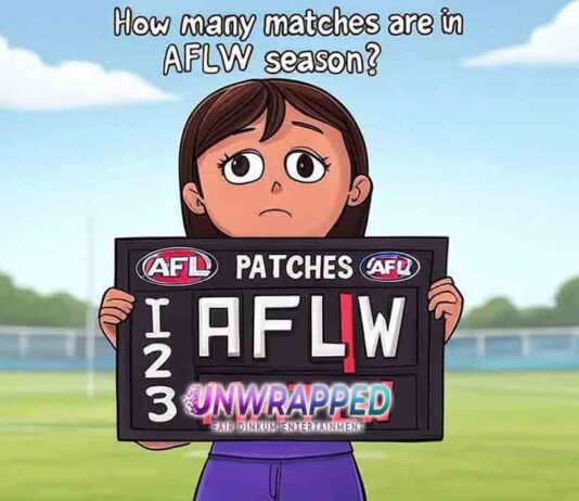How many matches are in AFLW season?