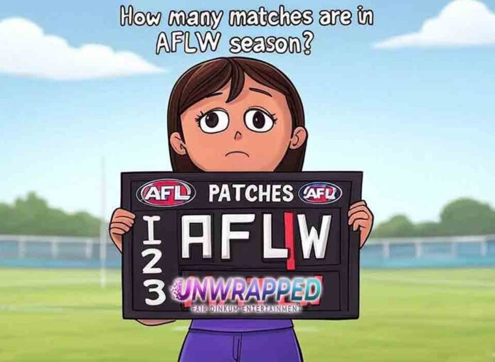 How many matches are in AFLW season?