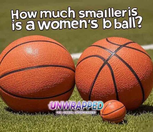 How much smaller is a women's ball?