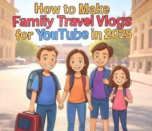How to Make Family Travel Vlogs for YouTube in 2025
