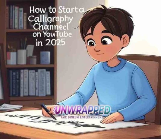 How to Start a Calligraphy Channel on YouTube in 2025