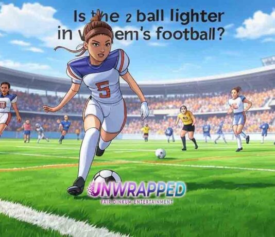 Is the ball lighter in womens football?