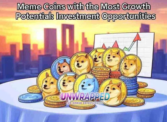 Meme Coins with the Most Growth Potential in 2025 Investment Opportunities Meme Coins with the Most Growth Potential in 2025: Investment Opportunities