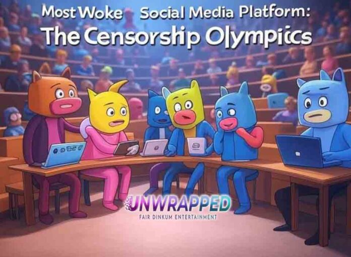 Most Woke Social Media Platform: The Censorship Olympics