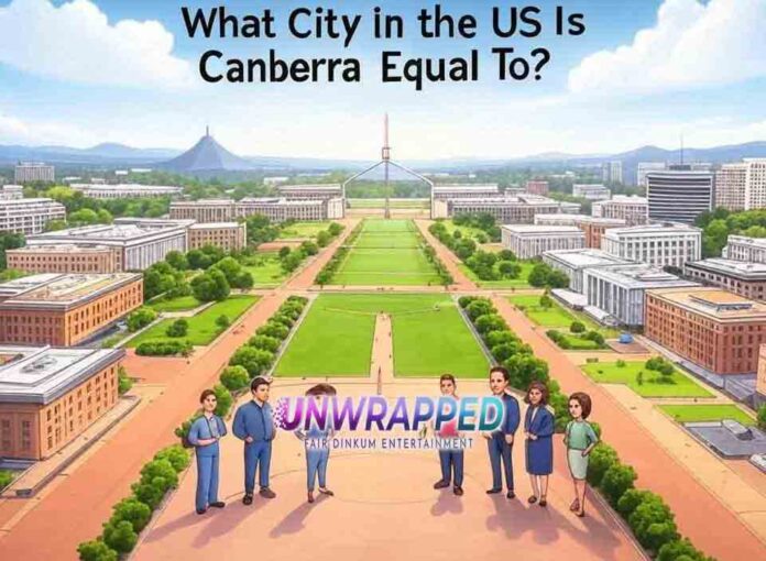 What City in the US Is Canberra Equal To?