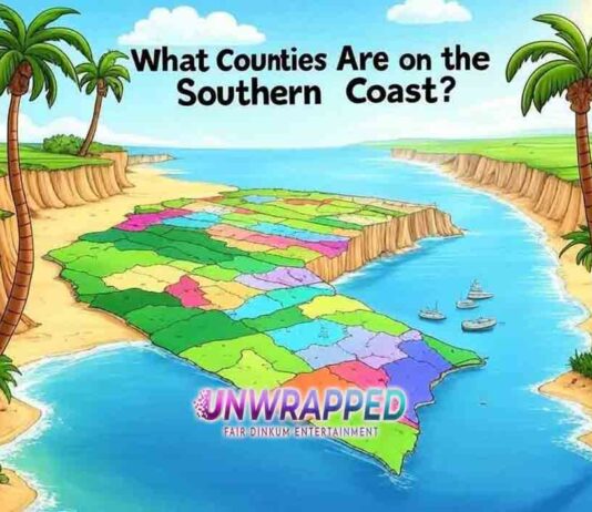 What Counties Are on the Southern Coast?