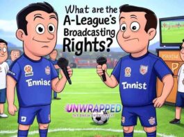 What are the A-League's Broadcasting Rights?