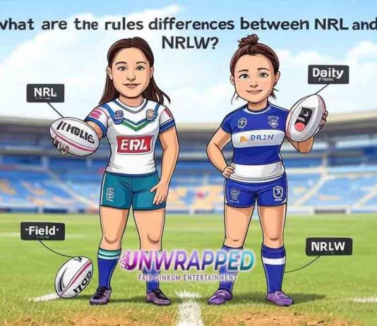 What are the rules differences between NRL and NRLW?