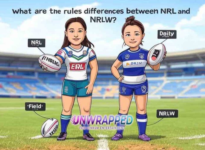 What are the rules differences between NRL and NRLW What are the rules differences between NRL and NRLW?