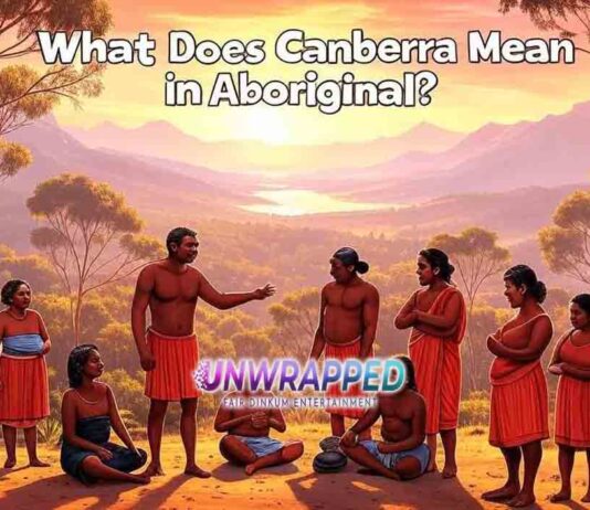 What does Canberra mean in Aboriginal?