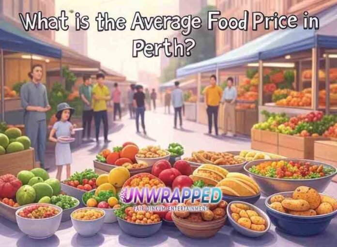 What is the Average Food Price in Perth?