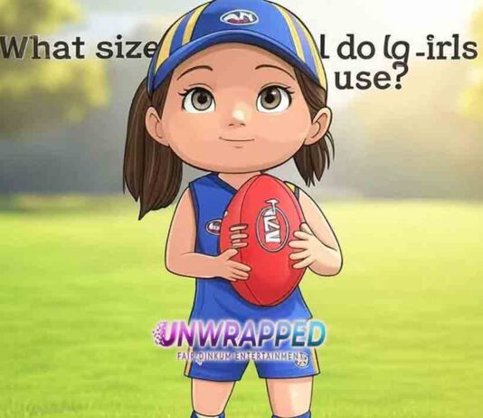 What size AFL ball do girls use?