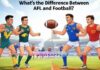 What’s the Difference Between AFL and Football? What’s the Difference Between AFL and Football?