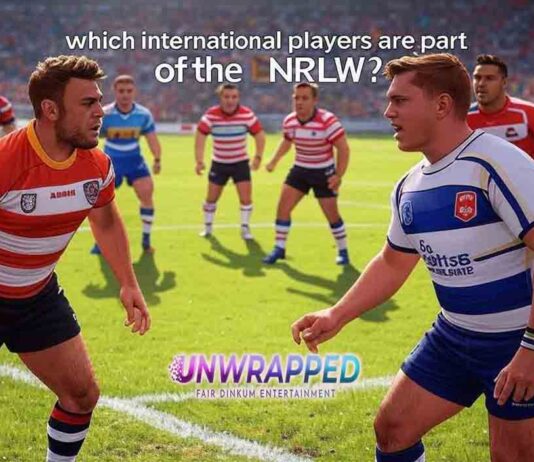 Which international players are part of the NRLW?
