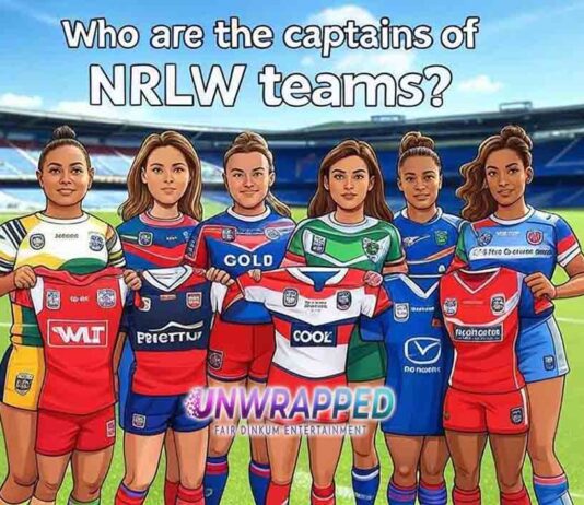 Who are the captains of NRLW teams?