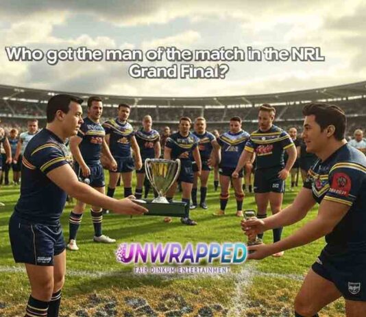 Who got the man of the match in the NRL Grand Final?
