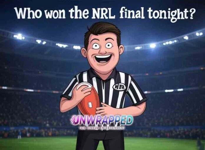 Who won the NRL final tonight?