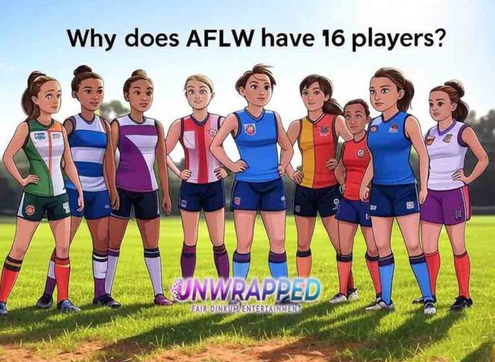 Why does AFLW have 16 players?