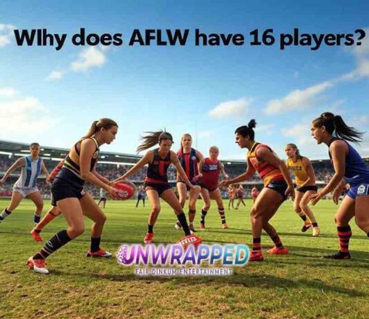Why does AFLW have 16 players?