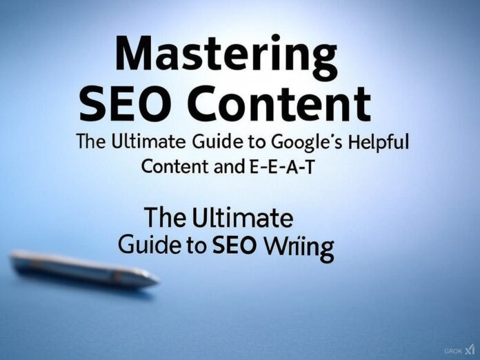 Mastering SEO Content 2025: The Ultimate Guide to Google's Helpful Content and E-E-A-T
