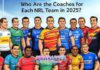 Who Are the Coaches for Each NRL Team in 2025?