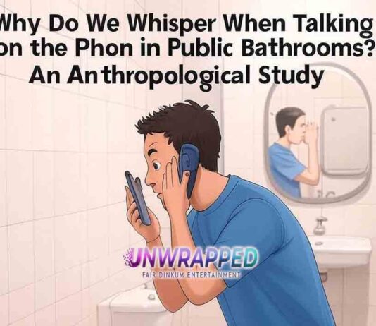 Why Do We Whisper When Talking on the Phone in Public Bathrooms? An Anthropological Study Why Do We Whisper When Talking on the Phone in Public Bathrooms? An Anthropological Study