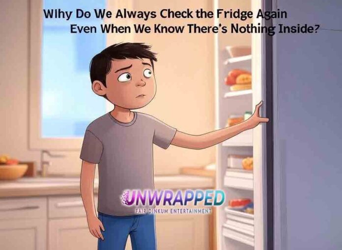 Why Do We Always Check the Fridge Again Even When We Know There’s Nothing Inside Why Do We Always Check the Fridge Again Even When We Know There’s Nothing Inside?
