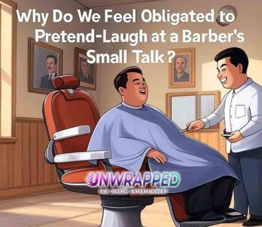 Why Do We Feel Obligated to Pretend-Laugh at a Barber’s Small Talk?