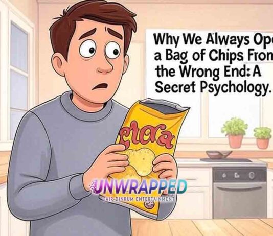 Why We Always Open a Bag of Chips From the Wrong End: A Secret Psychology