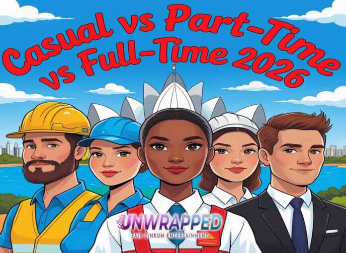 Casual vs Part-Time vs Full-Time 2026 Rights, Loadings & Leave Casual vs Part-Time vs Full-Time 2026: Rights, Loadings & Leave