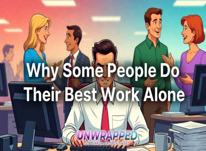 Why Some People Do Their Best Work Alone Why Some People Do Their Best Work Alone